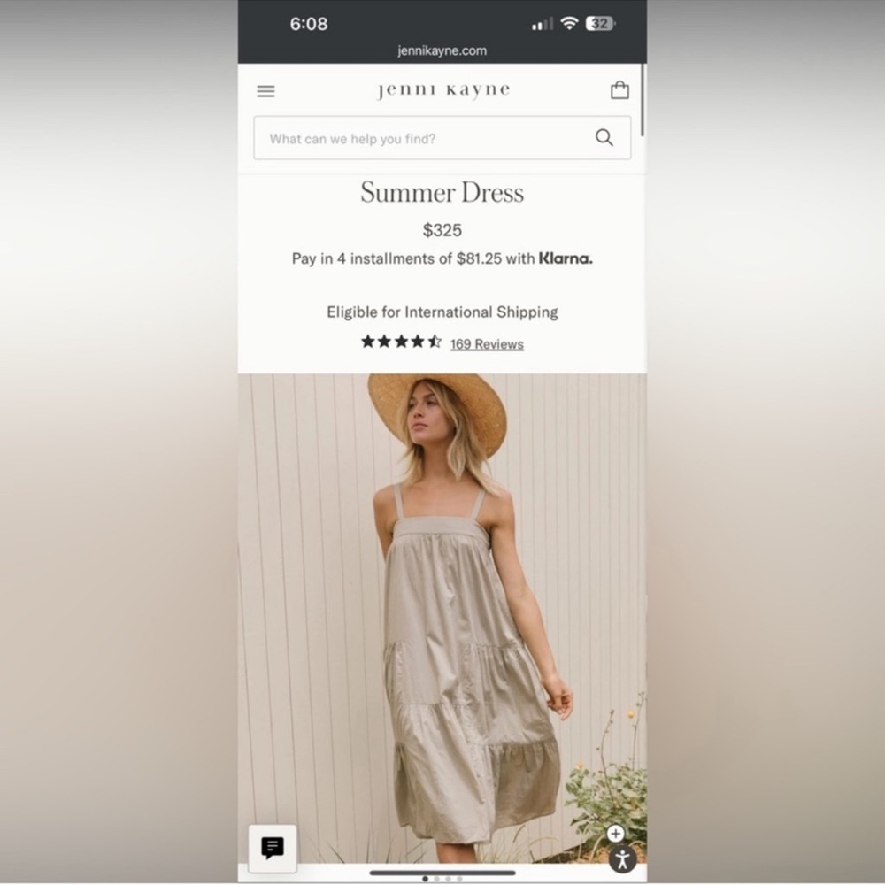 Jenni Kayne Summer Dress in Willow